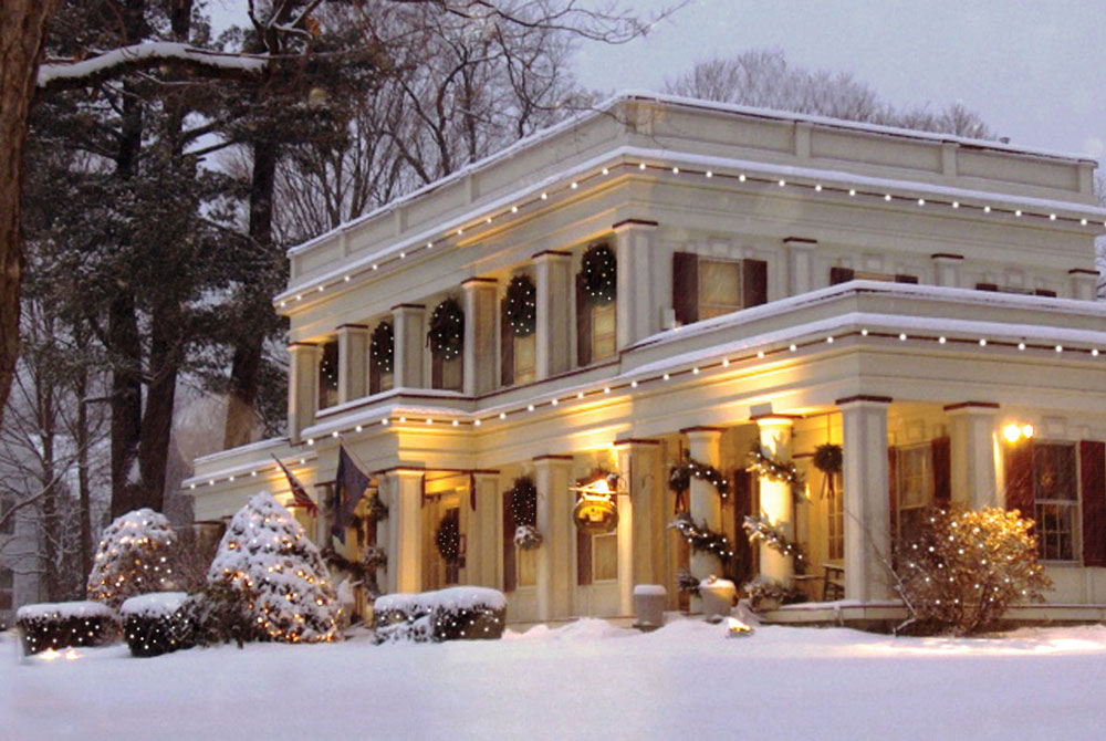 Winter exterior of the Inn