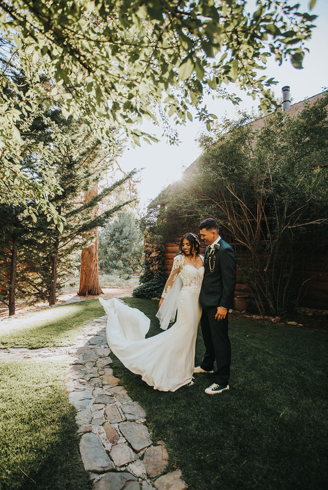Bride and Groom getting married