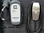 Electric car charging station