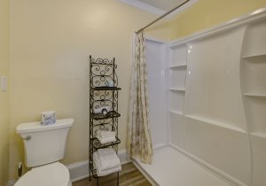 Bathroom with walk in shower
