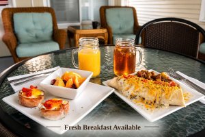 Fresh breakfast available