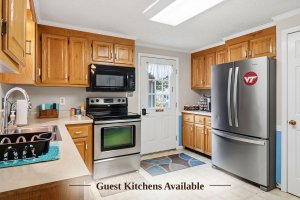 Guest kitchens available