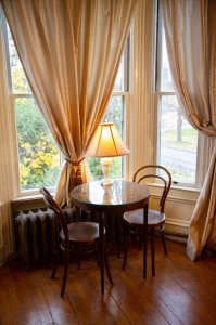 window with table
