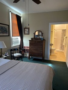 Bed with dresser
