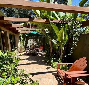 Patio with chairs