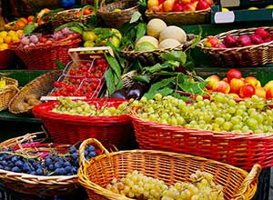 Farmer's Market in Stowe near Butler House