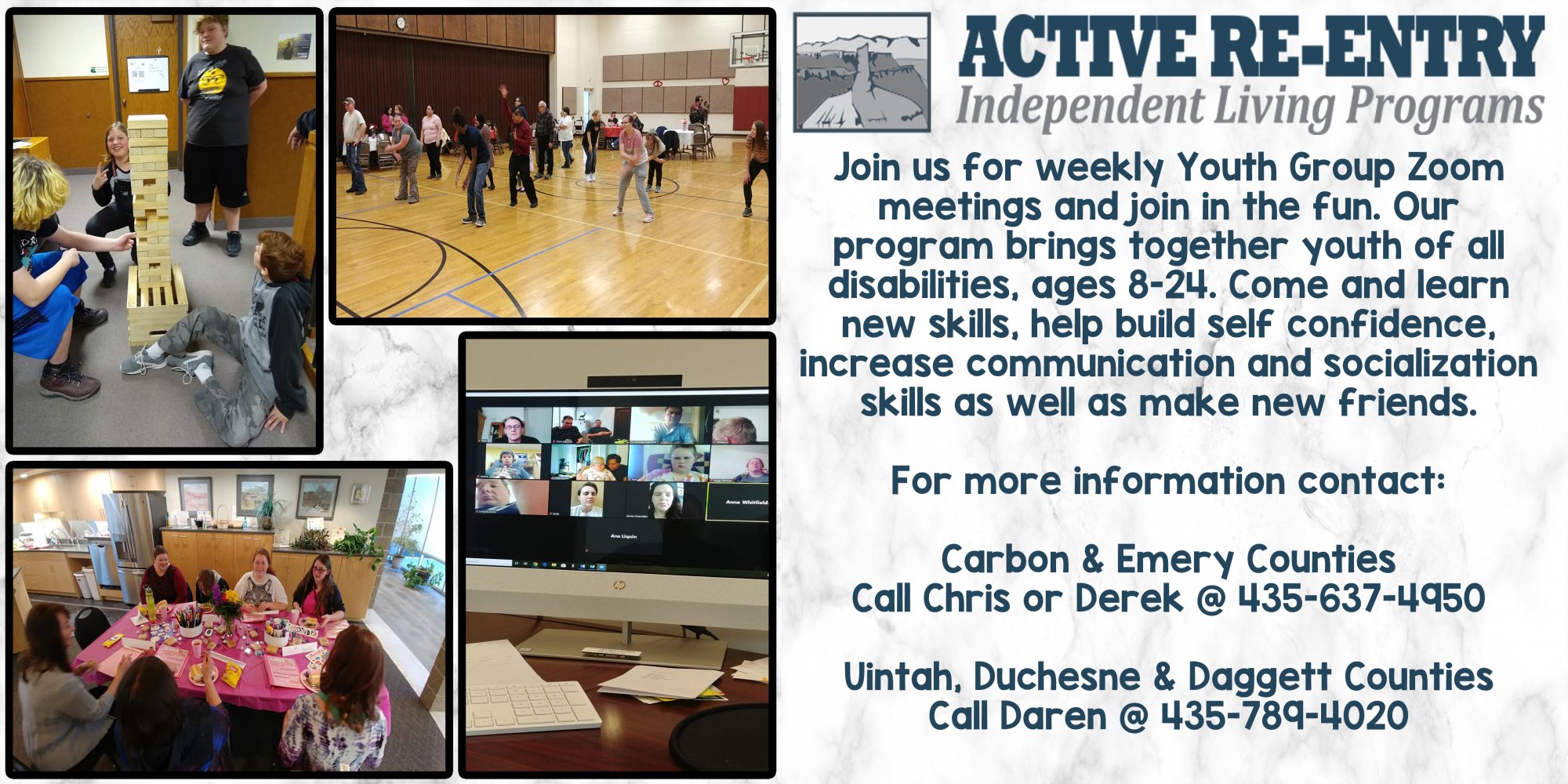Youth Progams ADA Information Active ReEntry