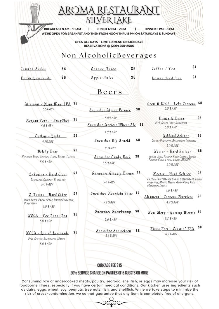 Drink Menu