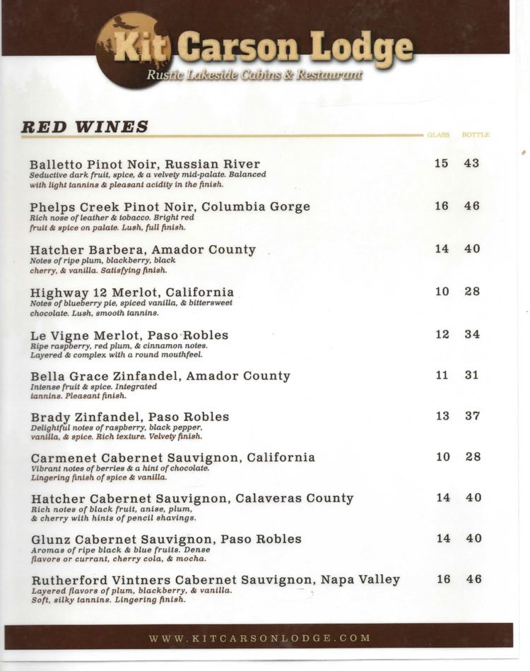 Red Wines