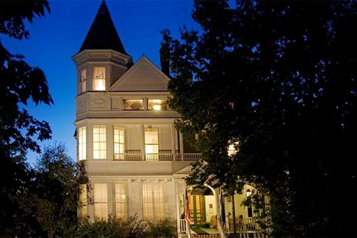 A Victorian-style house