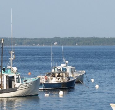 Maine lobster boat