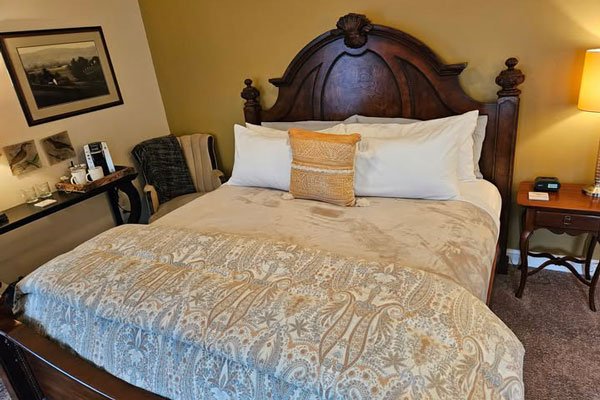 Bed and end table