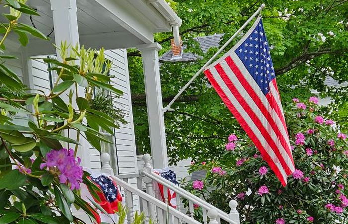 Front porch flag