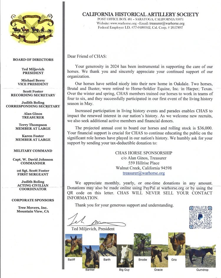 2026 funraising Letter