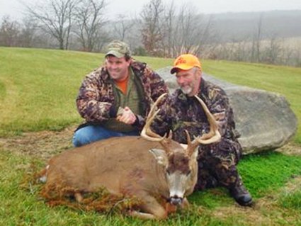 Hunting Legend Bob Foulkrod with harvested white tail buck