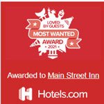 Hotels.com Most wanted award