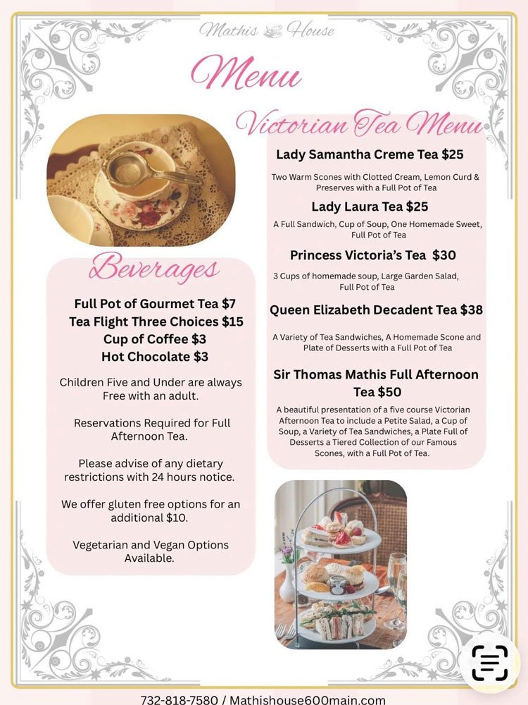 Tea Menu Page 2