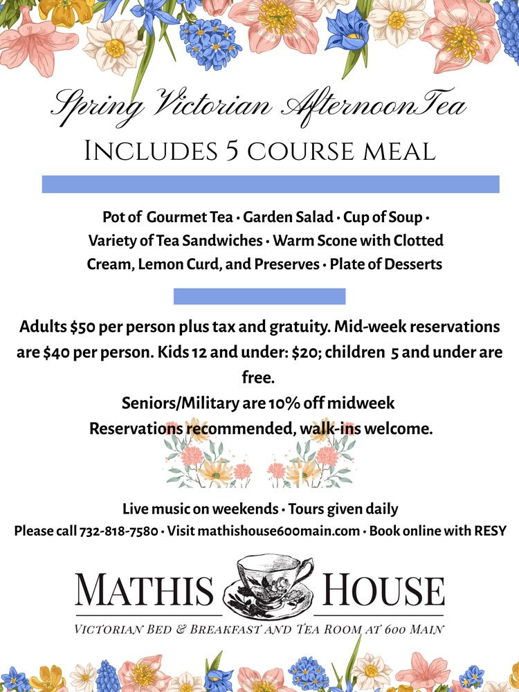 Victorian Afternoon Tea Flier