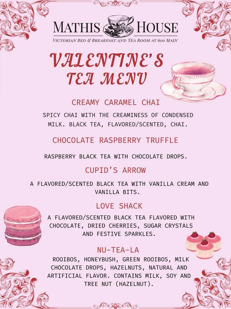Tea Menu