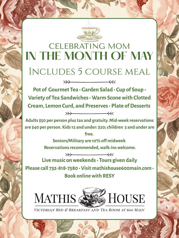 Mothers Day Tea flier